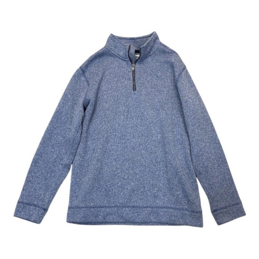 Half Zip Pullover Old Navy Boys XL 14-16 Blue Mock Neck